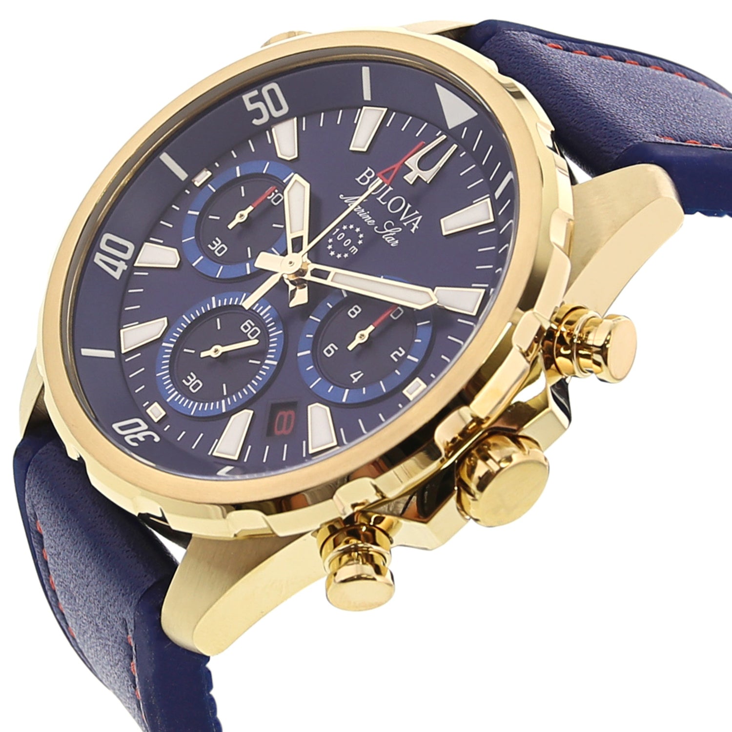 Men'S Marine Star Blue Dial Watch - 97B168