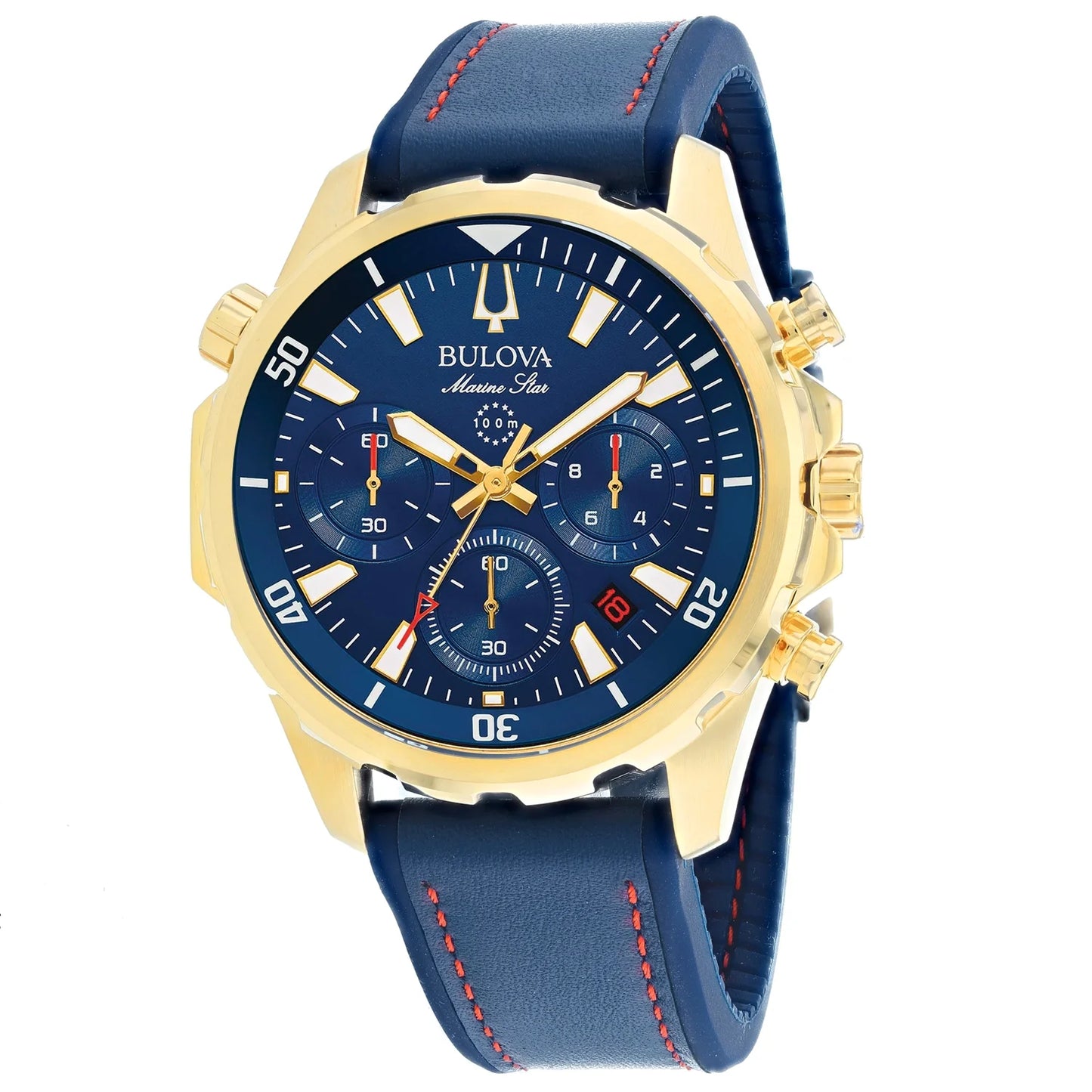 Men'S Marine Star Blue Dial Watch - 97B168